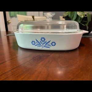Corning Ware blue cornflower